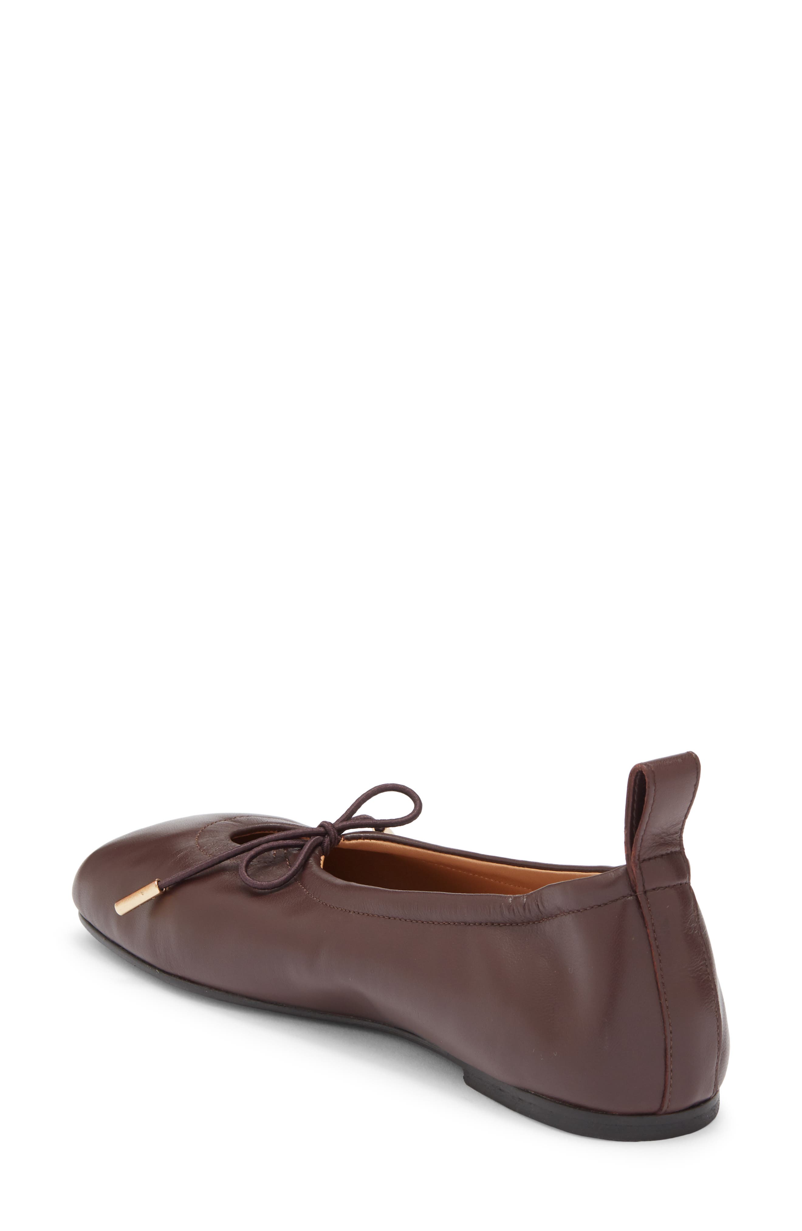 Rosalind Ballet Flat, Alternate, color, BROWN