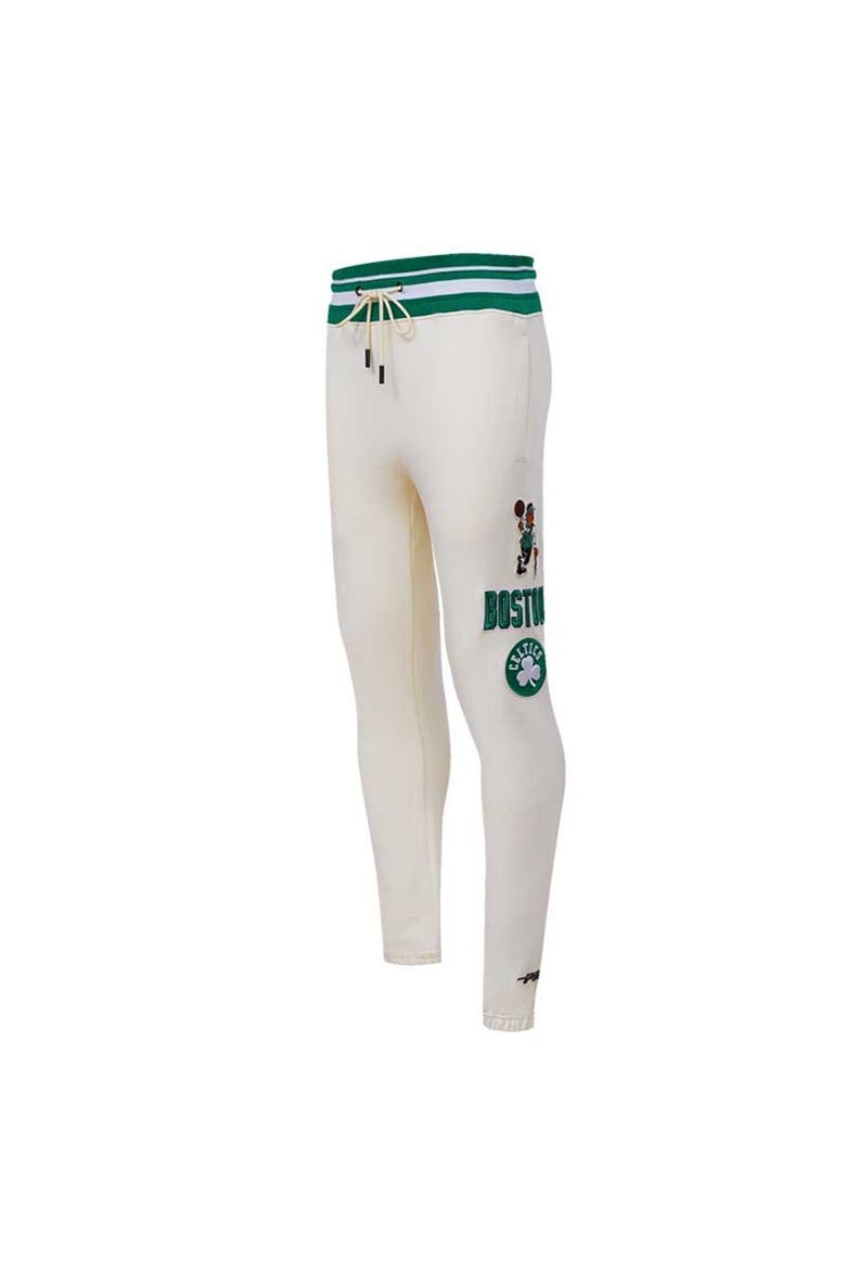Men's Pro Standard Cream Boston Celtics Retro Classic Fleece Sweatpants, Alternate, color, Cream