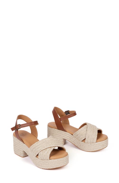 Penelope Chilvers Bella Platform Sandal in Natural  product