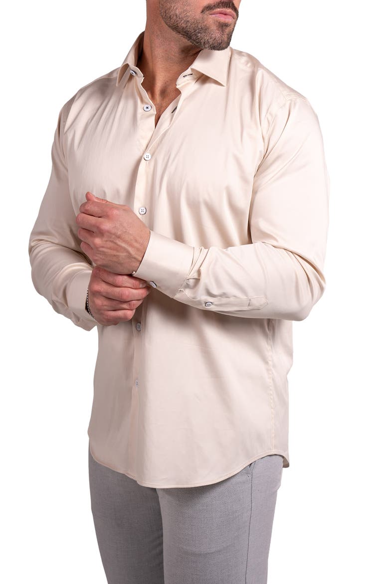 Blacklabel Softstretch Ascension Button-Up Shirt, Alternate, color, BEIGE