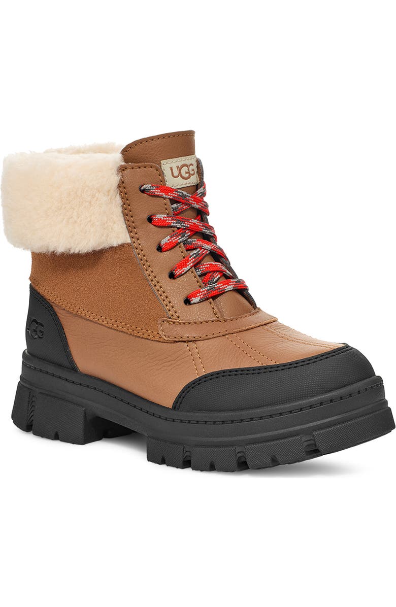 UGG<sup>®</sup> Kids' Ashton Addie Waterproof Boot, Main, color, Chestnut