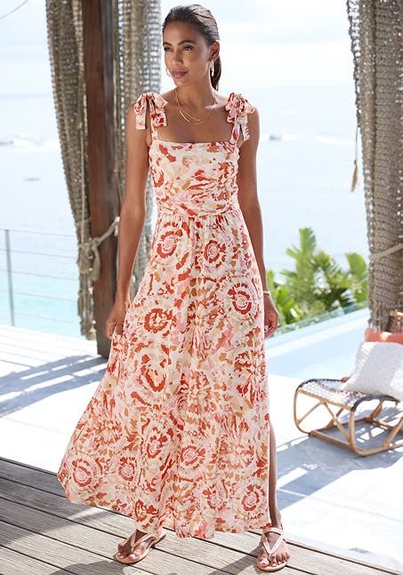 Women's Tie Strap Maxi Dress - image 4