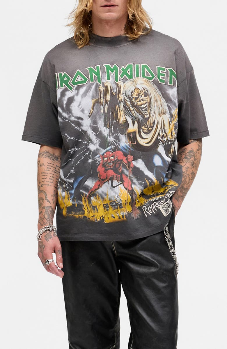Represent Iron Maiden The Number Of the Best Graphic T-Shirt, Main, color, 