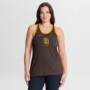 Nike Women's Nike Brown San Diego Padres Tri-Blend Dri-FIT Racerback Tank Top
