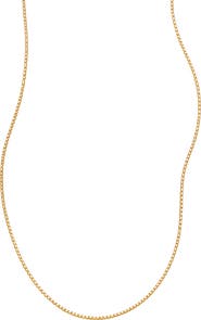 MADE BY MARY Box Chain Necklace
