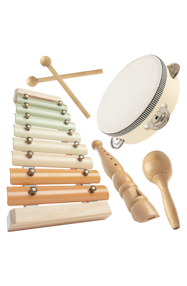 Comfy Cubs 4-Piece Kids Musical Instruments for Toddlers, Main, color, Multicolor