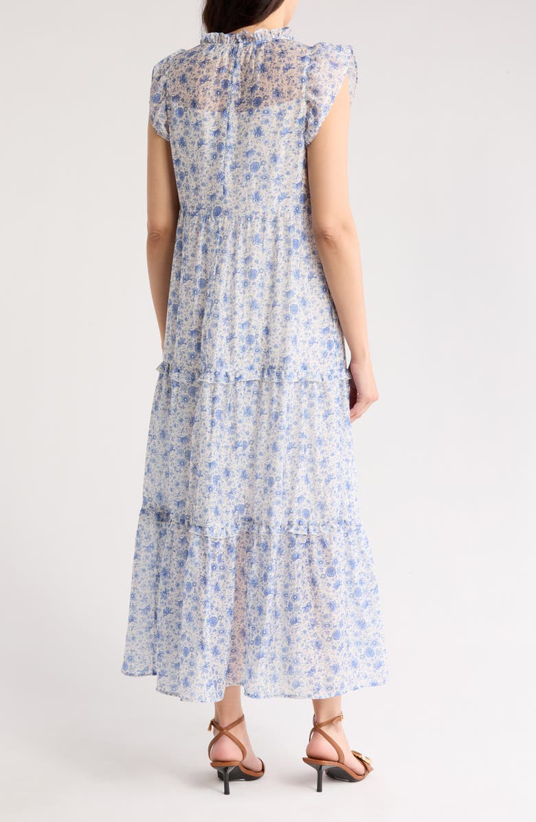 MELLODAY Ruffle Tiered Maxi Dress, Alternate, color,