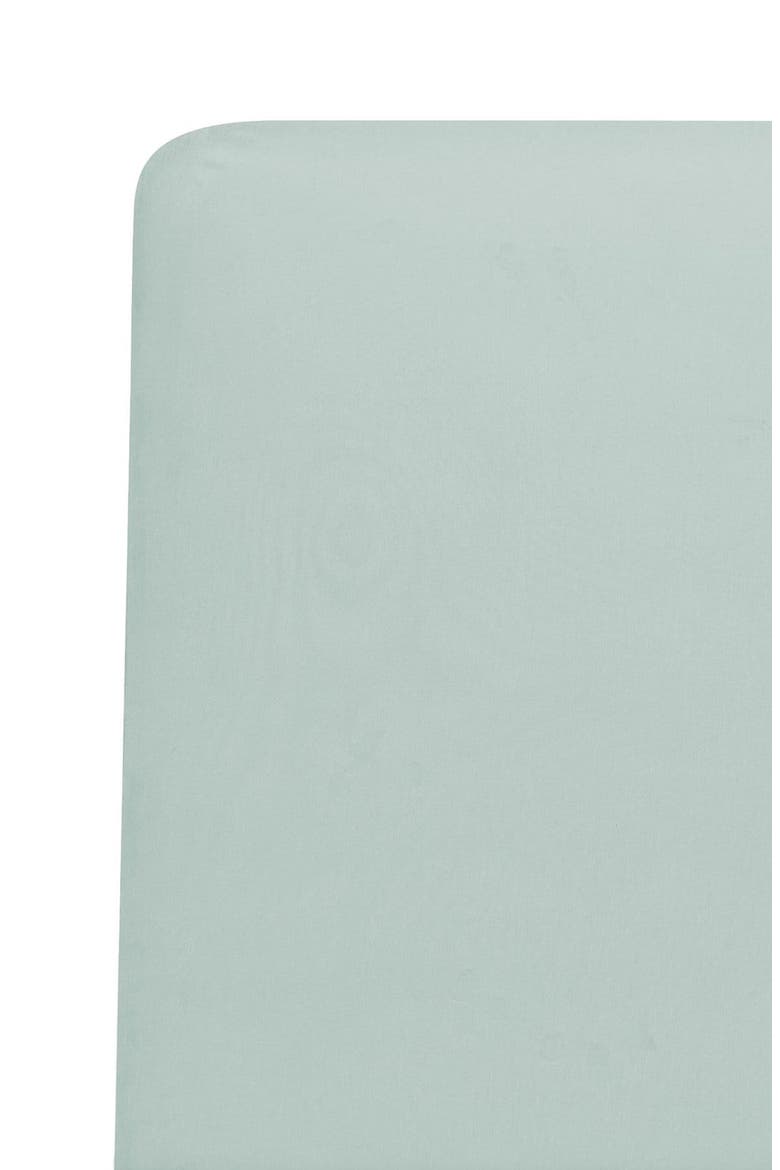 Jersey Crib Sheet, Alternate, color, SAGE