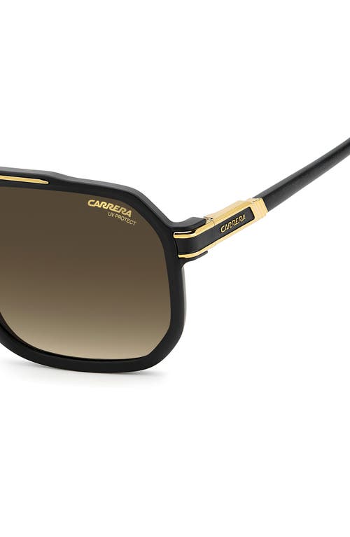 Carrera Eyewear 60mm Rectangular Flat Top Sunglasses