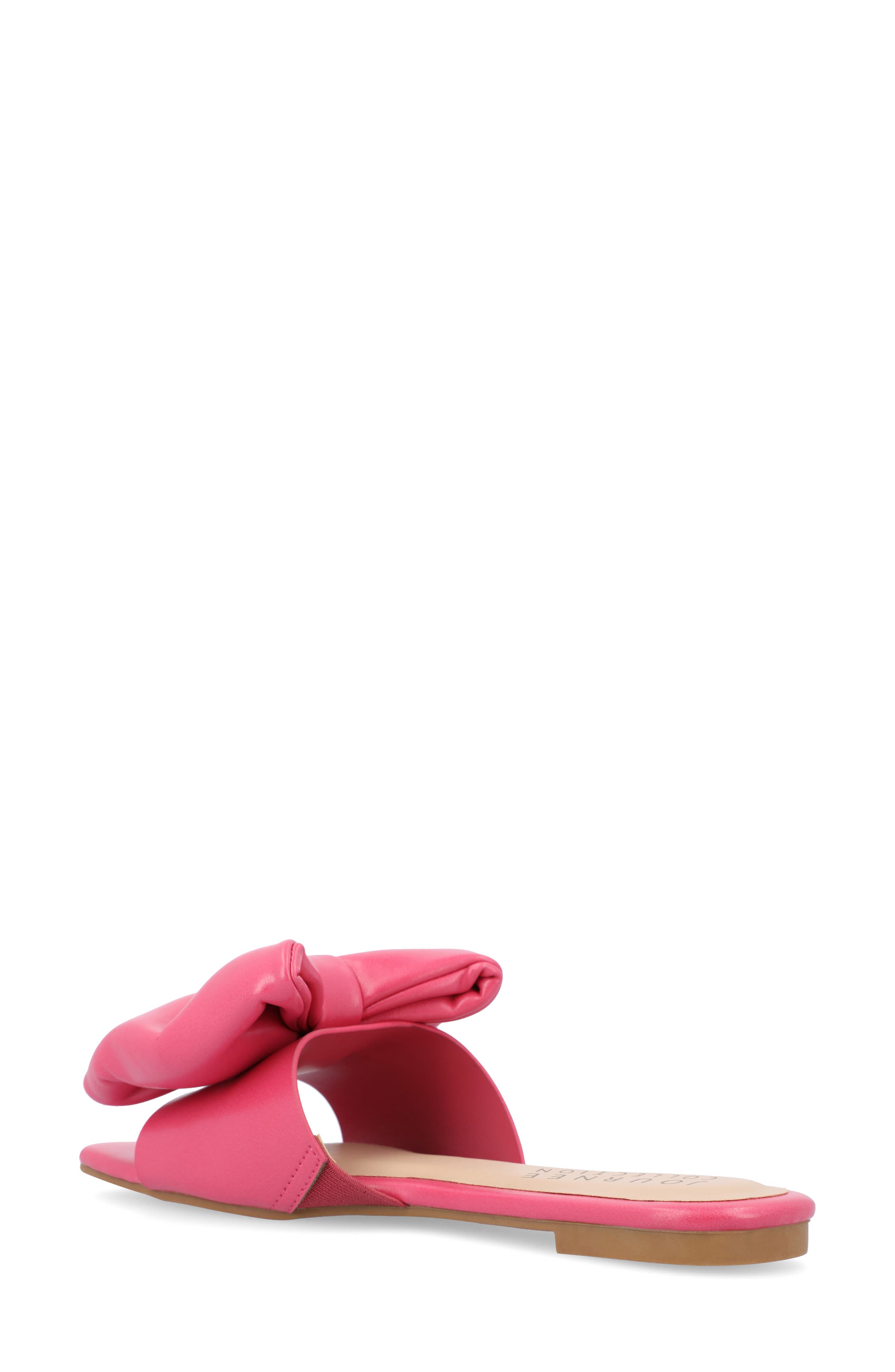 Fayre Bow Flat, Alternate, color, PINK