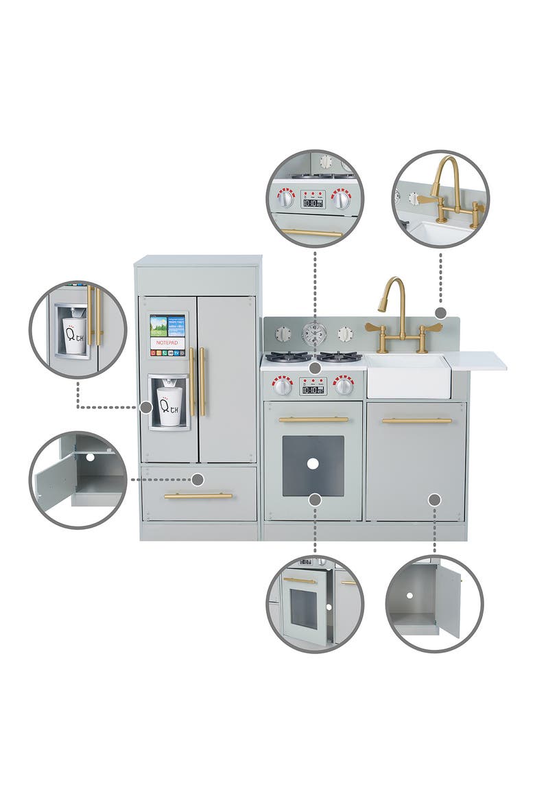 Little Chef Modern Kitchen Playset, Alternate, color, LIGHT GREY