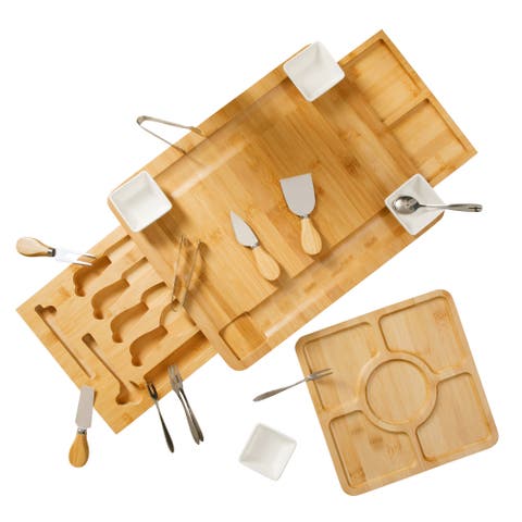 Rustic Inspirations 18-Piece Charcuterie Board Set