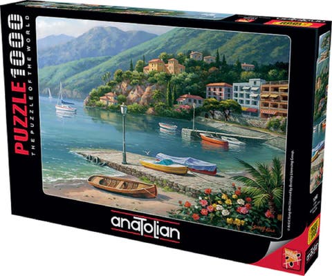Hillside Harbor Cove 1000 piece Jigsaw Puzzle for Adults