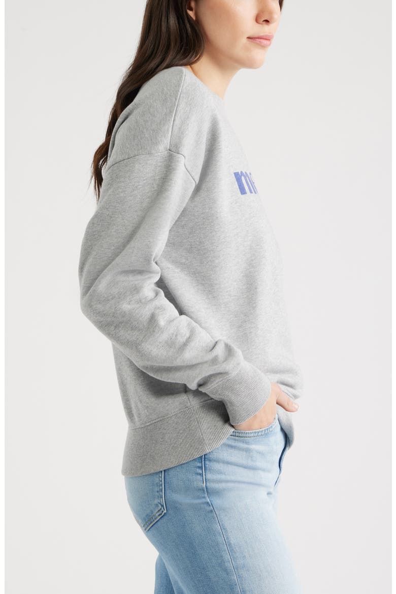 Merci Graphic Sweatshirt, Alternate, color, GREY HEATHER