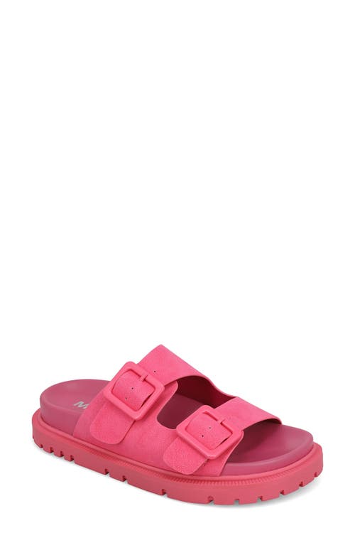 Mia Gen Slide Sandal In Hot Pink
