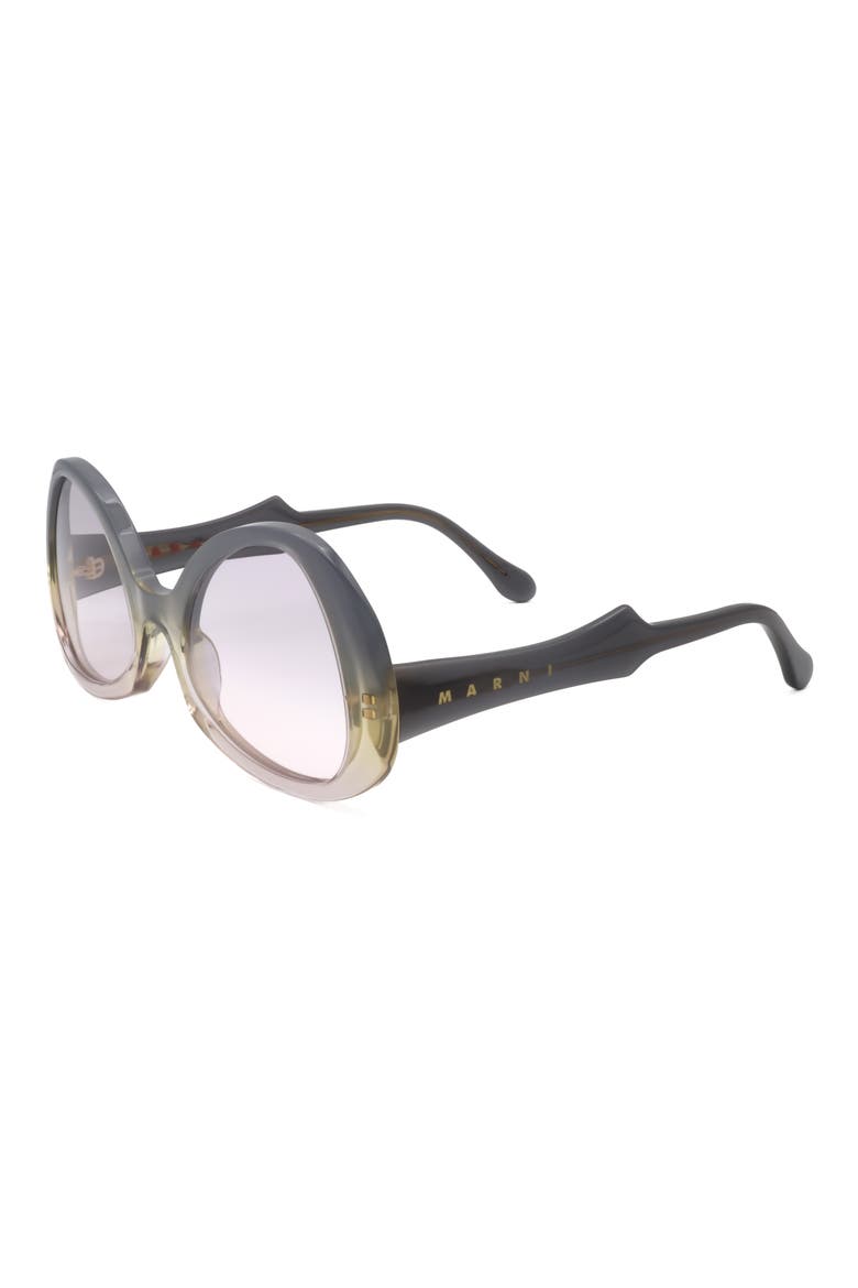 55mm Square Sunglasses, Alternate, color, YELLOW / YELLOW