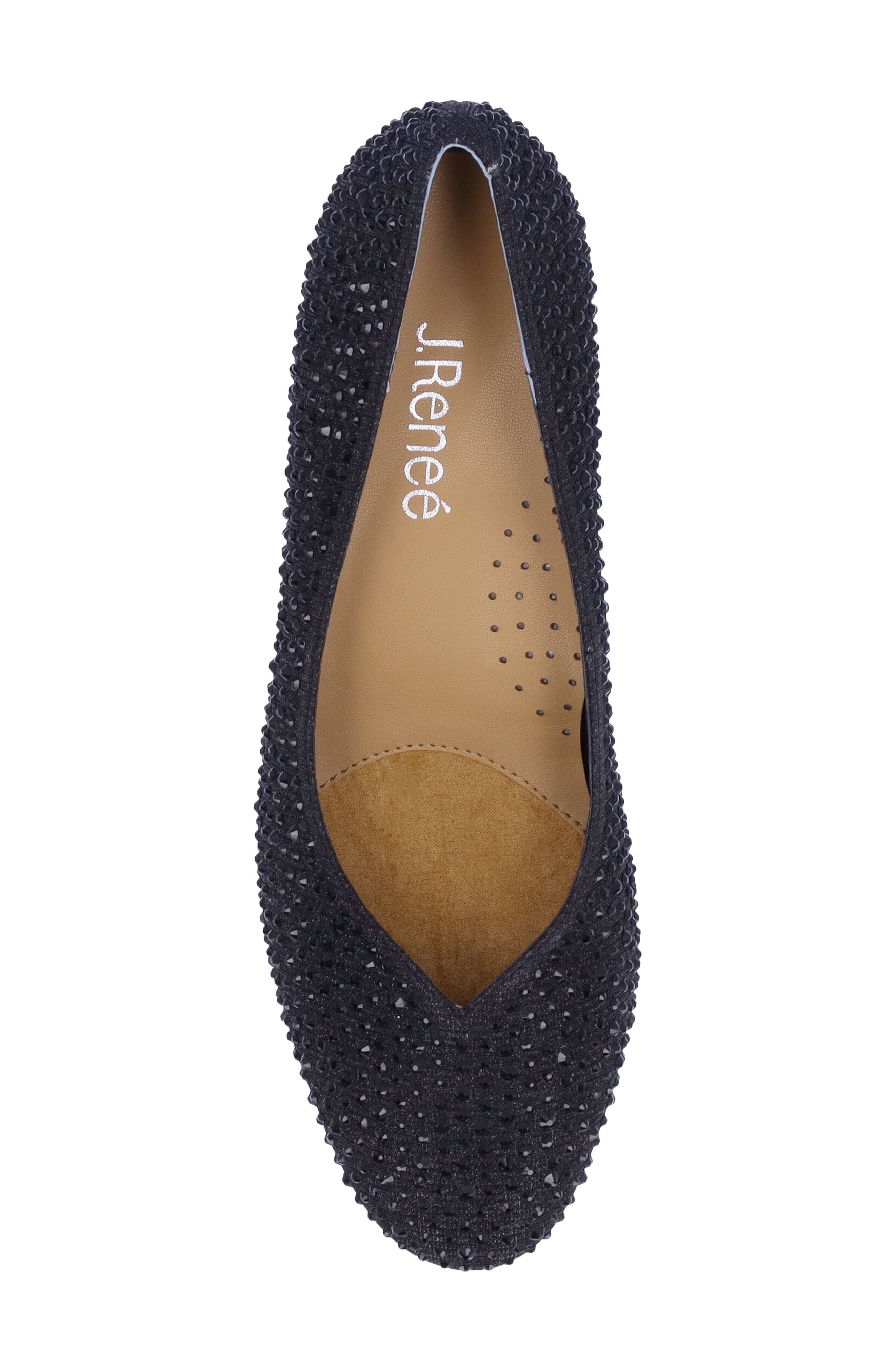 J. Reneé Bielle Embellished Pump, Alternate, color, Black
