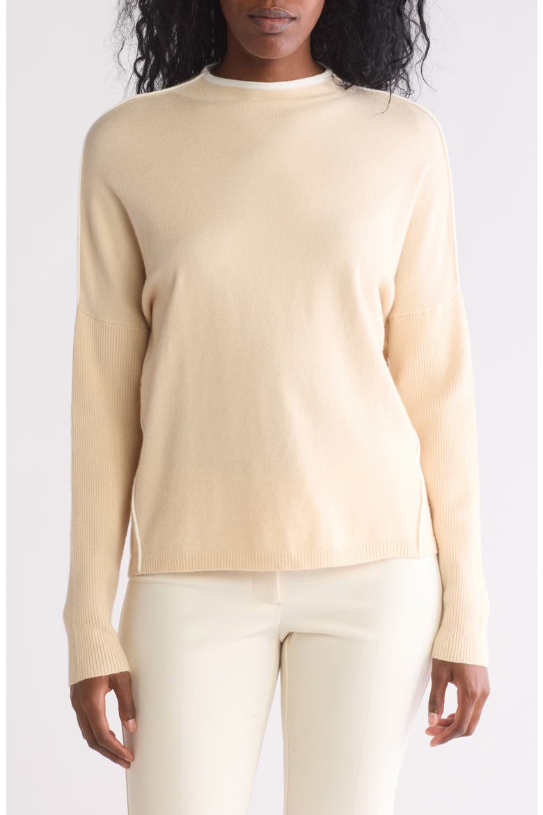 Tipped Sweater, Main, color, OATMEAL