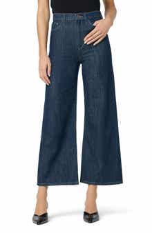 Joe's High Waist Ankle Wide Leg Jeans
