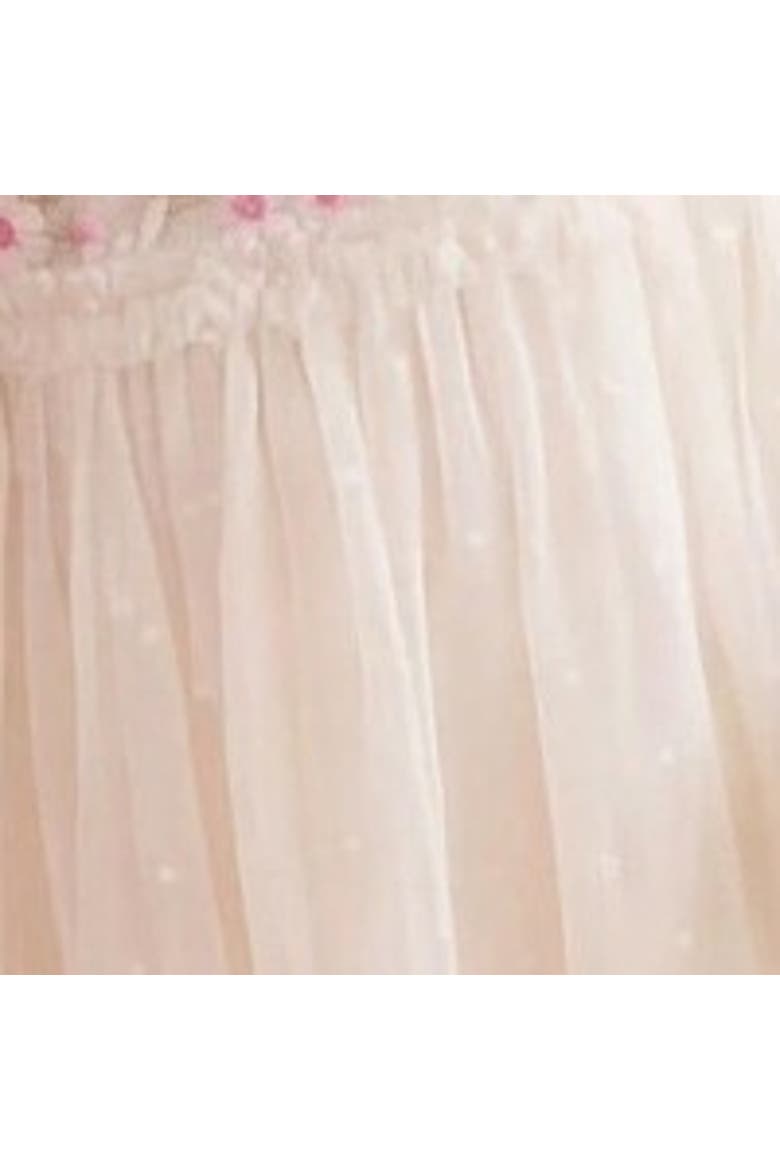 Kids' Garland Ribbon Bodice Baby Dress, Alternate, color, Cream/Pastel Lemon