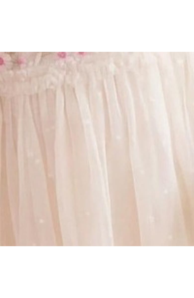 Needle & Thread Garland Ribbon Bodice Baby Dress, Alternate, color, Cream/Pastel Lemon