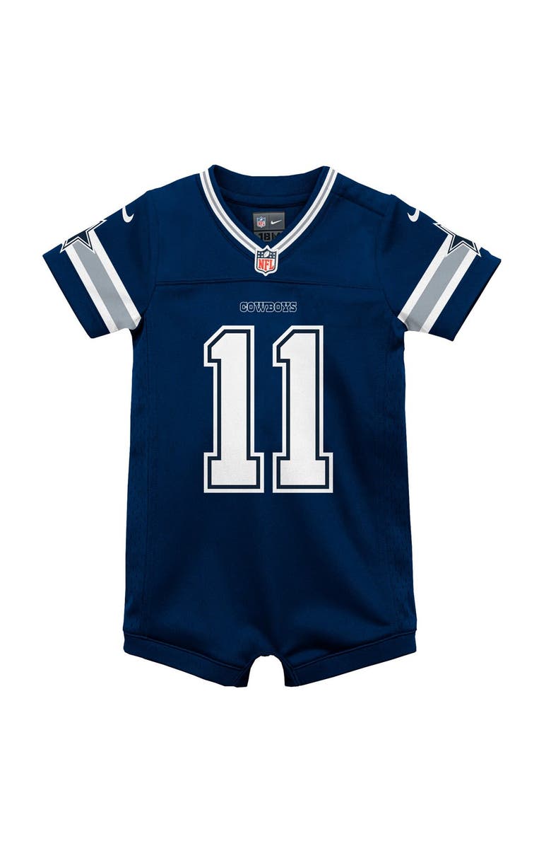 Nike Infant Nike Micah Parsons Navy Dallas Cowboys Game Romper Jersey, Alternate, color, 