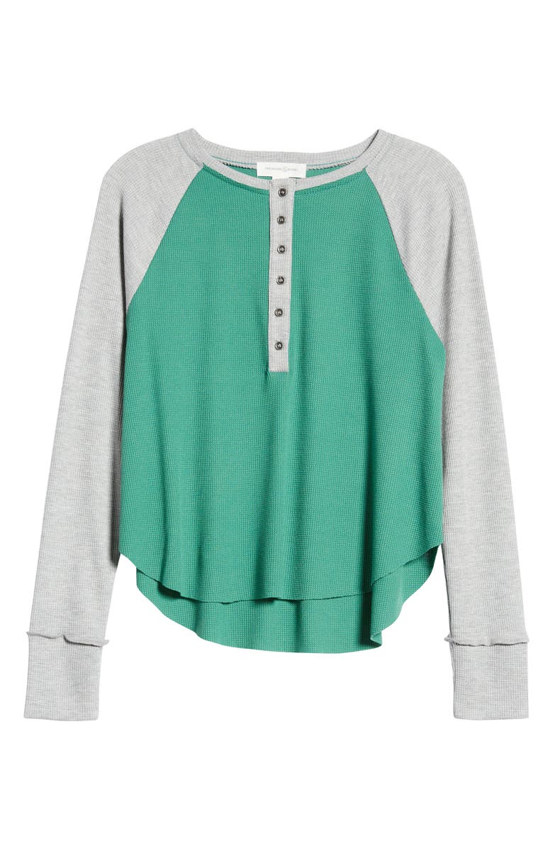 Treasure & Bond Raglan Sleeve Henley Top, Alternate, color, 