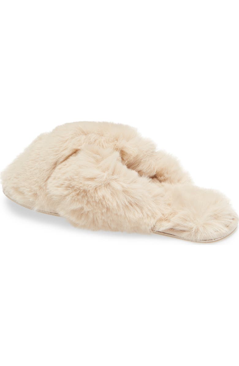Joules Slumber Faux Fur Slipper, Alternate, color,