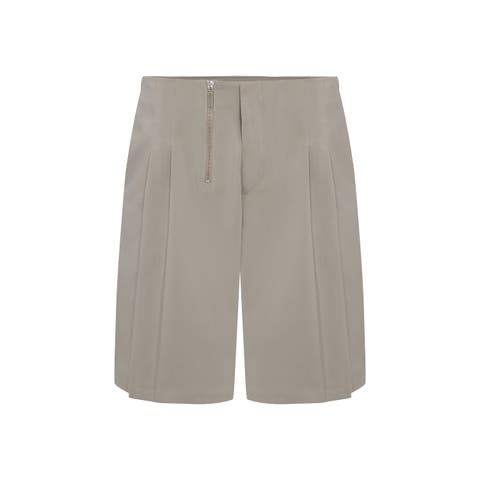 Cotton Woven Short With Zip