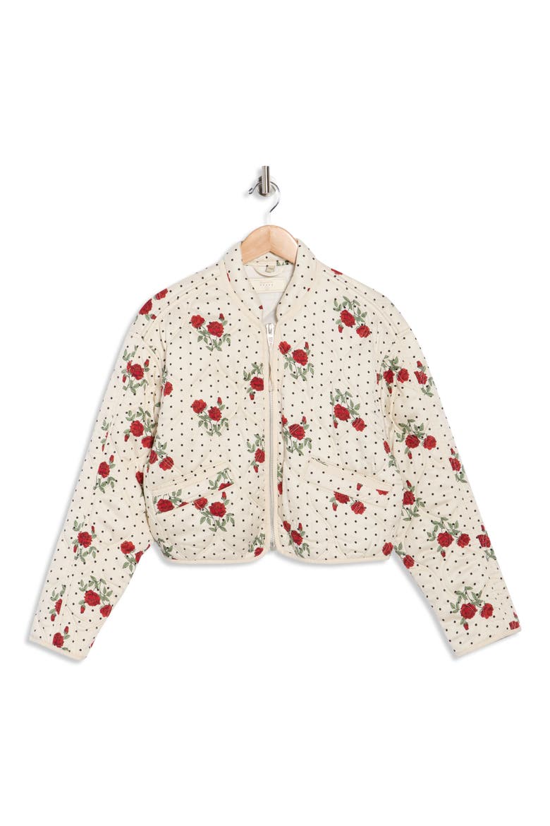 Onion Quilted Jacket, Alternate, color, BUDDING ROMANCE