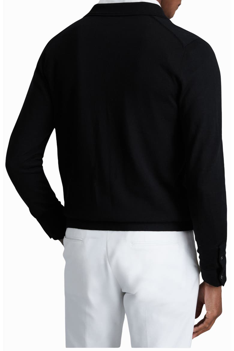 Forbes Wool Cardigan, Alternate, color, BLACK