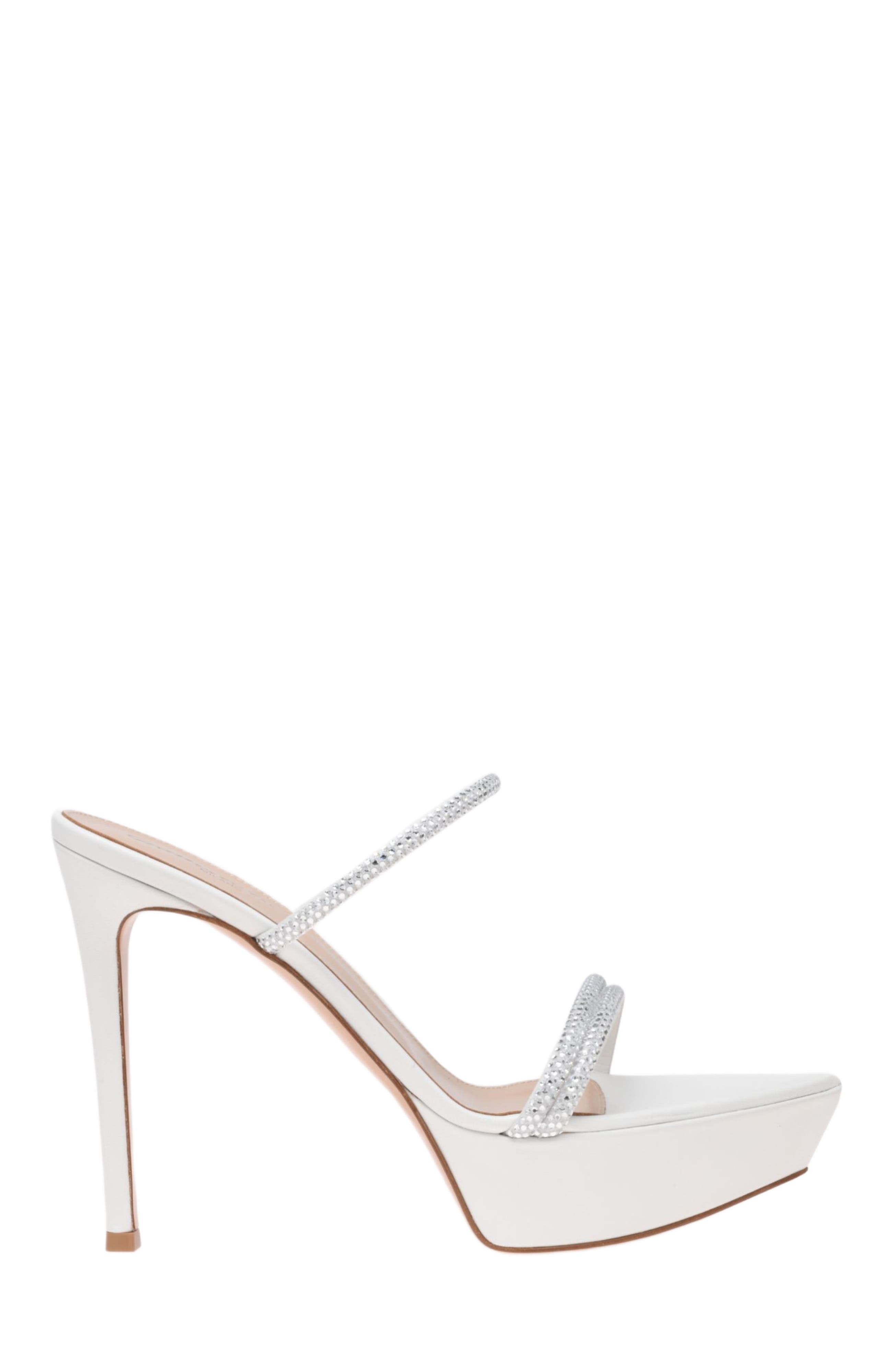 Gianvito Rossi Cannes Platform, Main, color, White