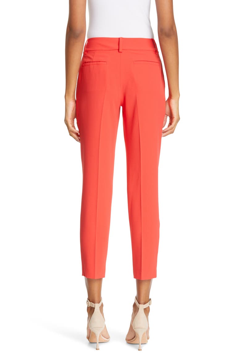 Stacey Slim Trousers, Alternate, color, BRIGHT POPPY