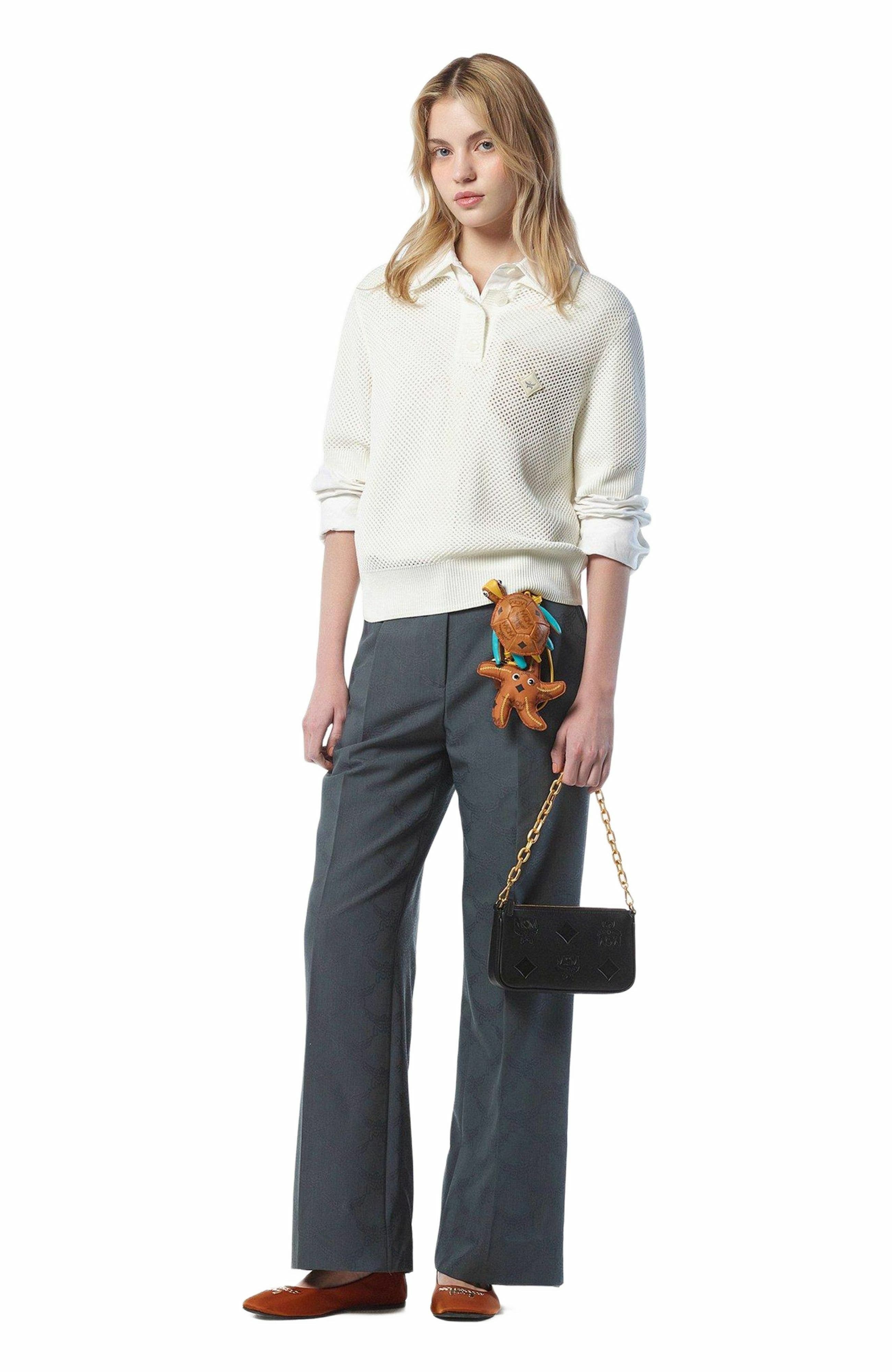 MCM Aren Chain Crossbody in Maxi Monogram Leather, Alternate, color, 