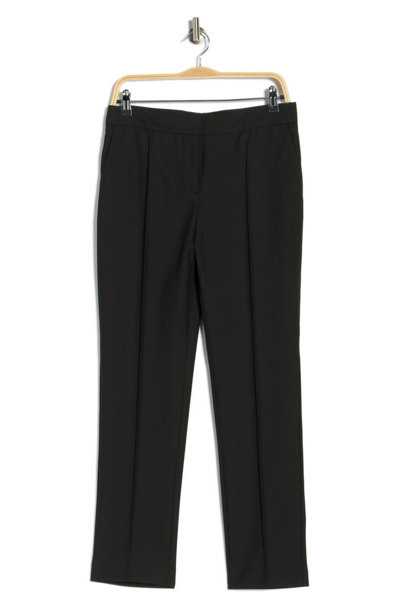maje Pintuck Pants, Alternate, color, Noir