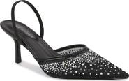 BERNESS Cara Rhinestone Mesh Pump