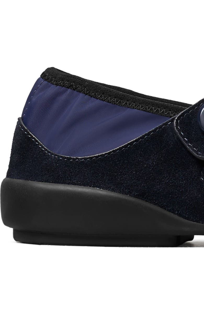 Tory Burch Romy Mary Jane Flat, Alternate, color, Newport Navy / Newport Navy