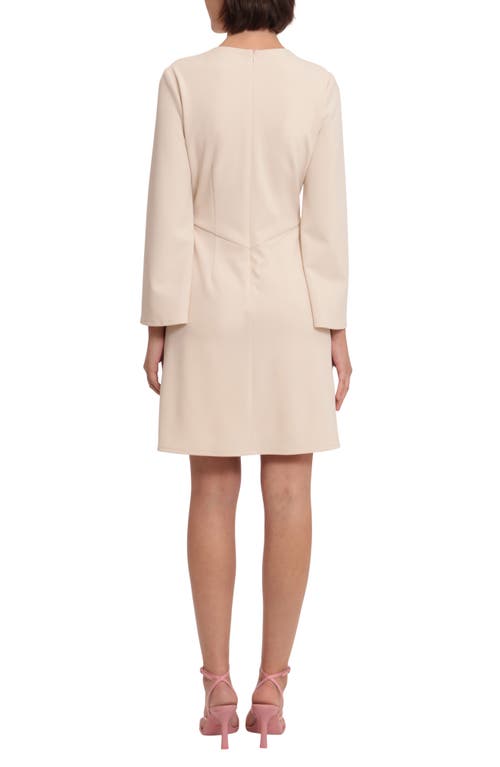 Donna Morgan O-ring Flare Long Sleeve Minidress