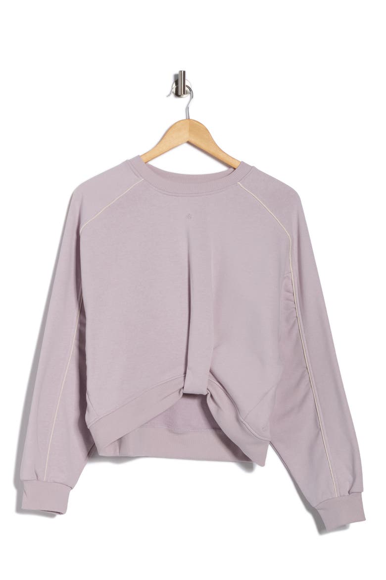 Piped Crewneck Sweatshirt, Alternate, color, IRIS