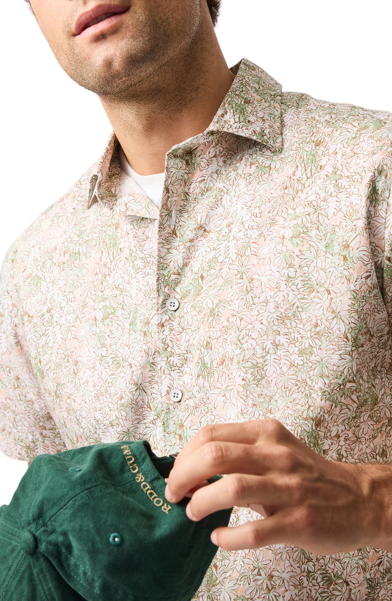 Rodd & Gunn Forsyth Island Short Sleeve Button-Up Shirt, Alternate, color, Jungle