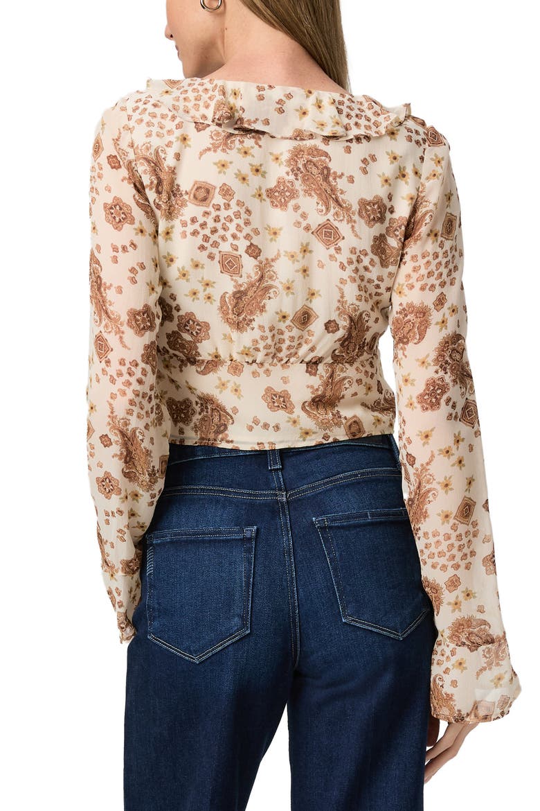 Delamar Silk Top, Alternate, color, ECRU MULTI