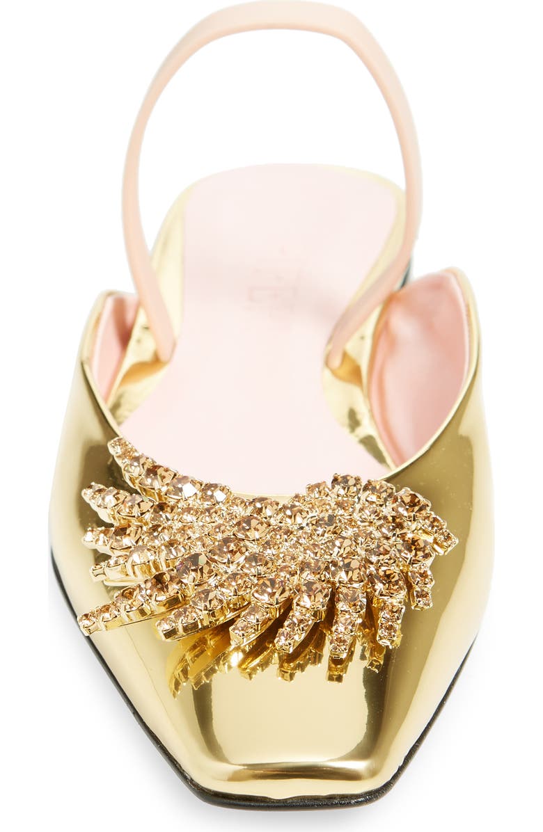 Piferi Drizella Crystal Embellished Slingback Flat, Alternate, color,