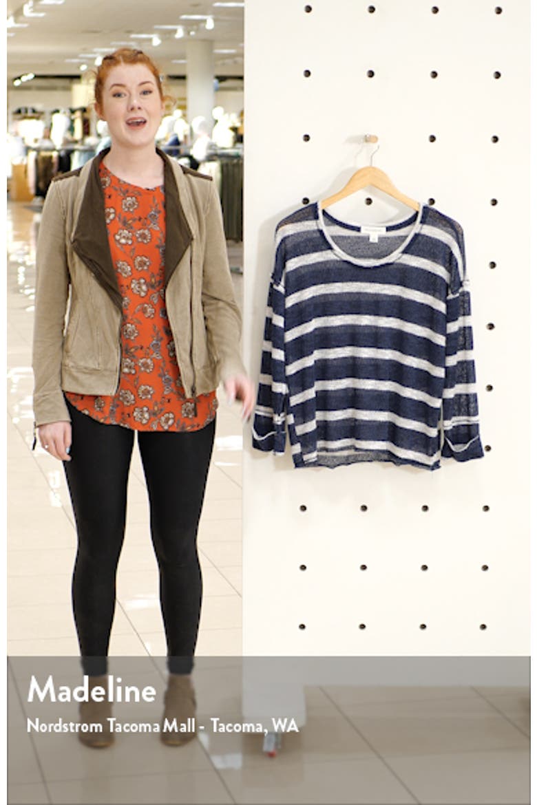 Lightweight Stripe Sweater video