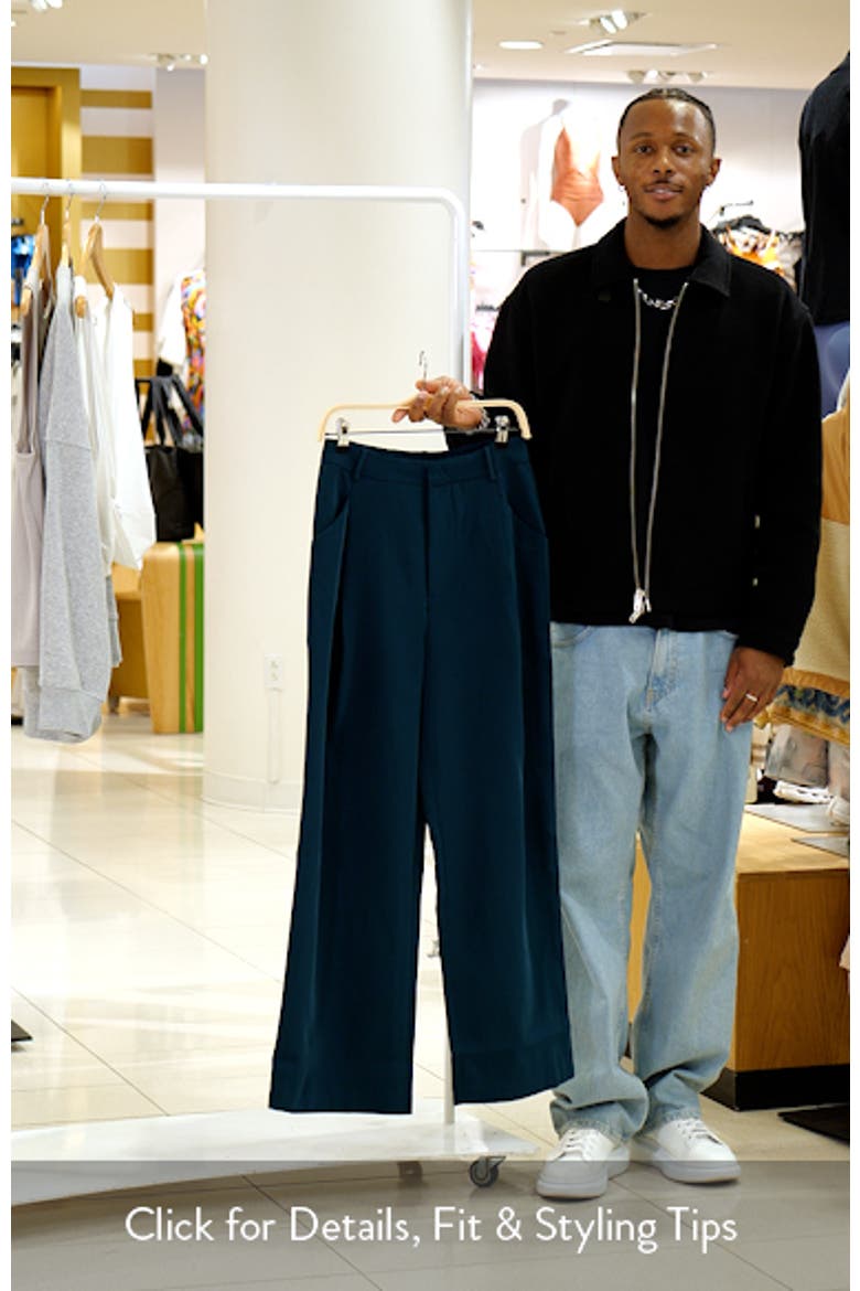 Classic Pleated Suit Trousers video