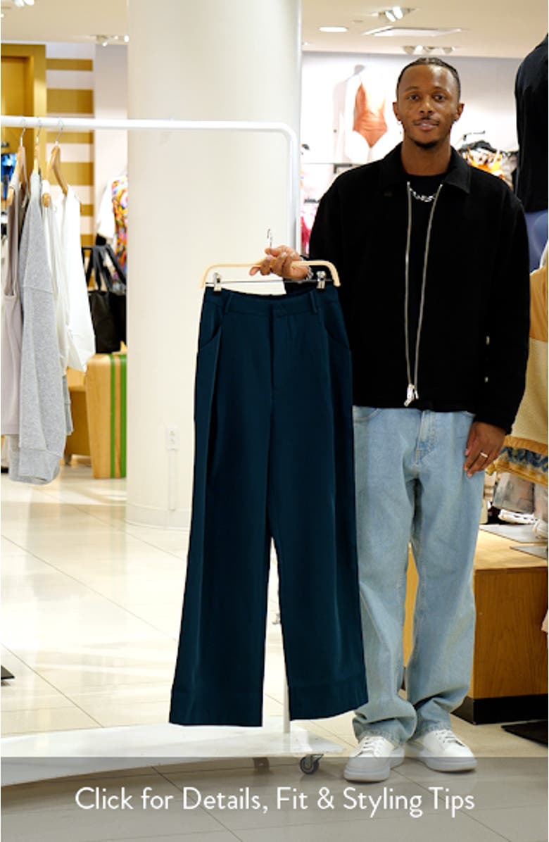 Classic Pleated Suit Trousers, sales video thumbnail