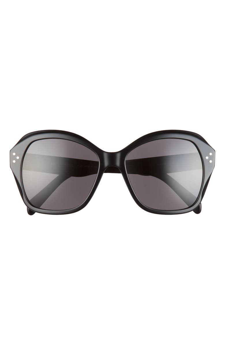 CELINE 54mm Cat Eye Sunglasses, Main, color, 