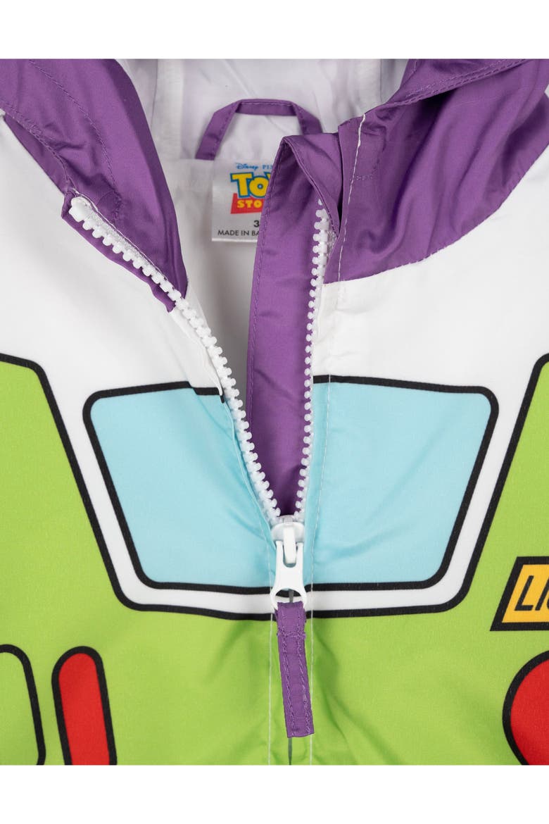 Pixar Hooded Windbreaker Jacket, Alternate, color, Buzz Lightyear White