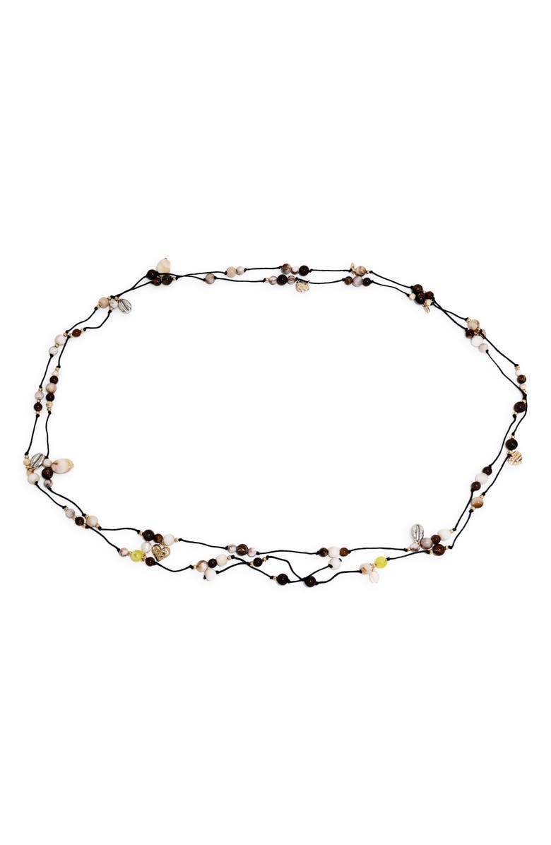 Petit Moments Majorca Beaded Belt, Main, color, 