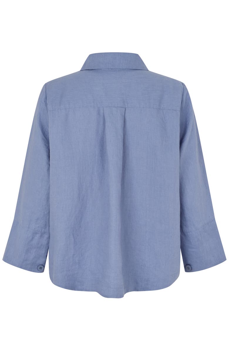 Masai Copenhagen MaJurelle Linen Overshirt, Alternate, color, Stonewash