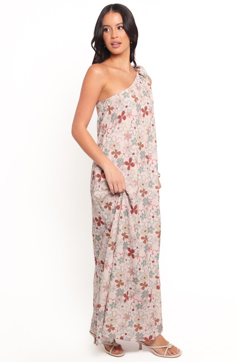 Petal & Pup Mills Floral Print Asymmetric Maxi Dress, Alternate, color, Mirabelle Floral